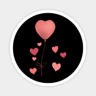 Cute Heart Balloon Magnet